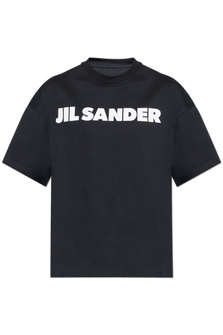JIL SANDER BLACK T-shirt with logo 1