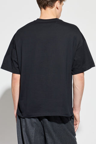 JIL SANDER BLACK T-shirt with logo 4