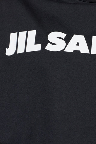 JIL SANDER BLACK T-shirt with logo 5
