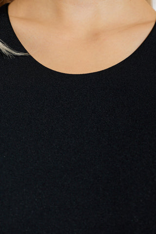 JIL SANDER BLACK Sleeveless bodysuit 5