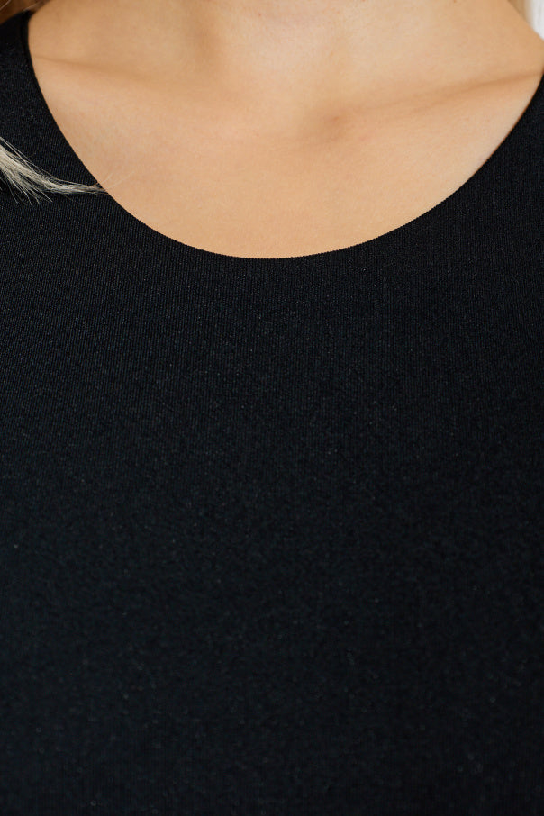 JIL SANDER BLACK Sleeveless bodysuit 5