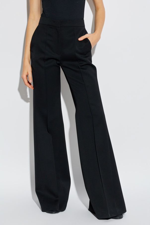 JIL SANDER BLACK Wool trousers 3