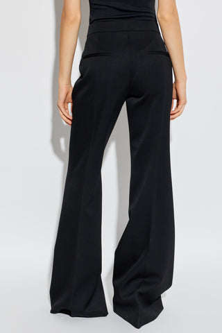 JIL SANDER BLACK Wool trousers 4