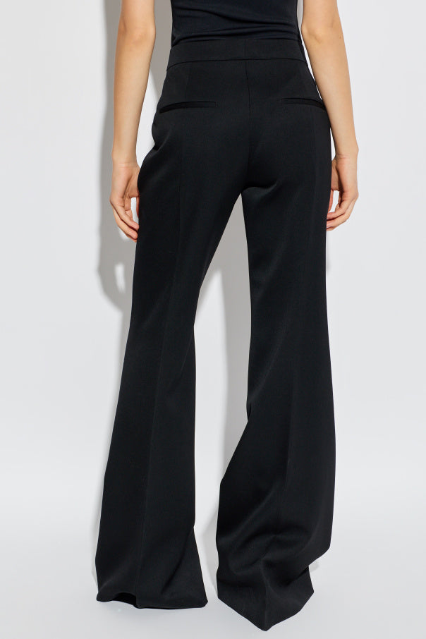 JIL SANDER BLACK Wool trousers 4