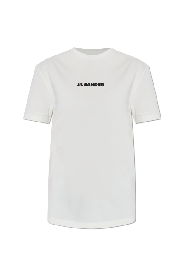 JIL SANDER WHITE T-shirt with logo 1