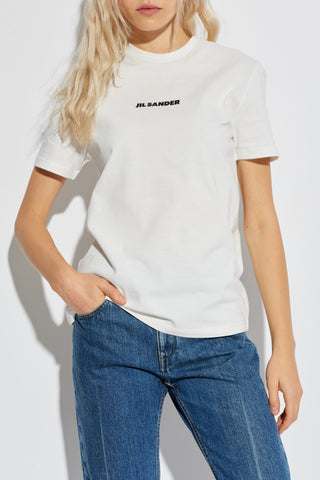 JIL SANDER WHITE T-shirt with logo 3