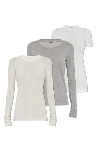 JIL SANDER+ MULTICOLOUR Three-pack of t-shirts 1