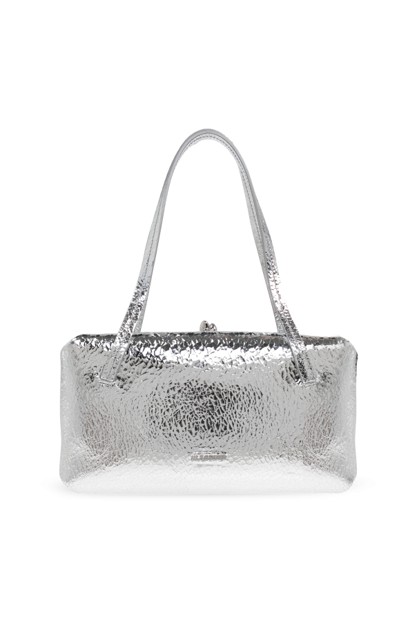 JIL SANDER SILVER Shoulder bag 1