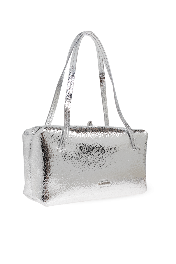 JIL SANDER SILVER Shoulder bag 4