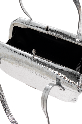 JIL SANDER SILVER Shoulder bag 5