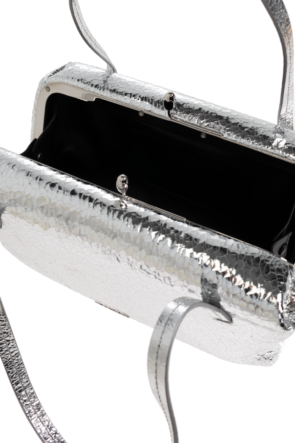 JIL SANDER SILVER Shoulder bag 5