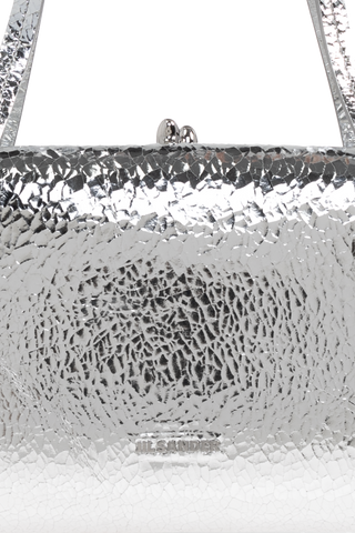 JIL SANDER SILVER Shoulder bag 6
