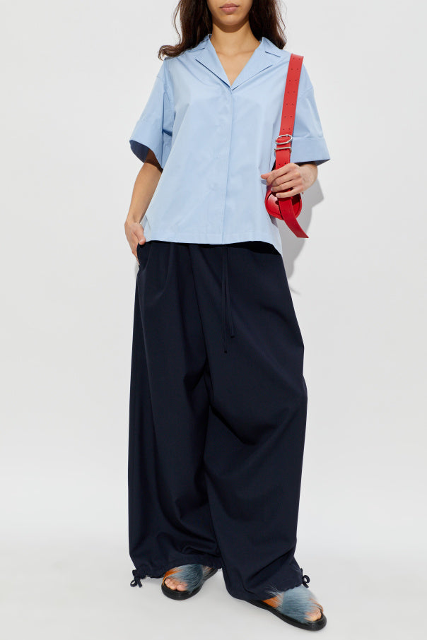 JIL SANDER light blue Short-sleeve shirt 2