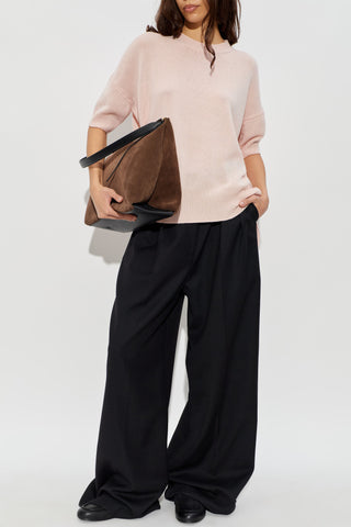 JIL SANDER PINK Loose-fit cashmere top 2