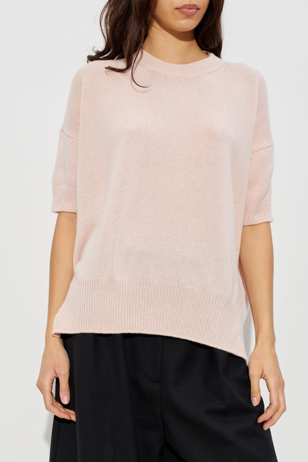 JIL SANDER PINK Loose-fit cashmere top 3