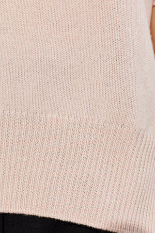 JIL SANDER PINK Loose-fit cashmere top 5