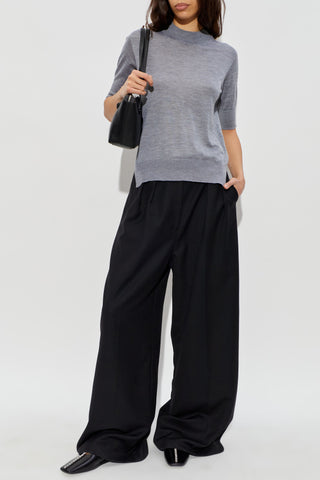 JIL SANDER GREY Top with side slits 2