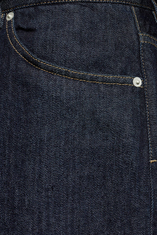 JIL SANDER NAVY BLUE Straight-leg jeans 5