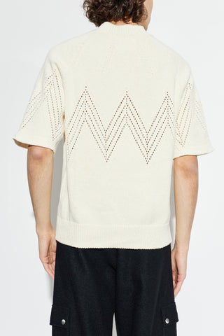 JIL SANDER cream Cotton T-shirt 4