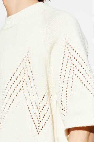 JIL SANDER cream Cotton T-shirt 5