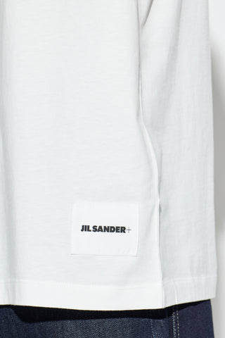 JIL SANDER+ WHITE Set of three T-shirts with logo 5