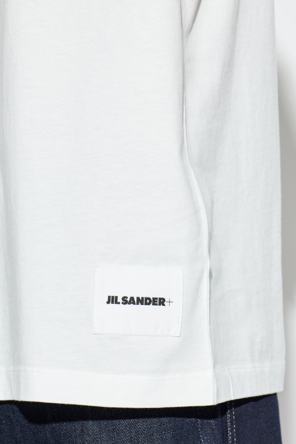 JIL SANDER+ WHITE Set of three T-shirts with logo 5