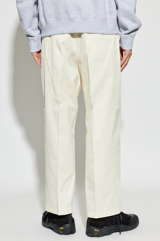 JIL SANDER cream Straight-leg cotton trousers 4