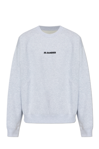 JIL SANDER GREY Sweatshirt with logo 1