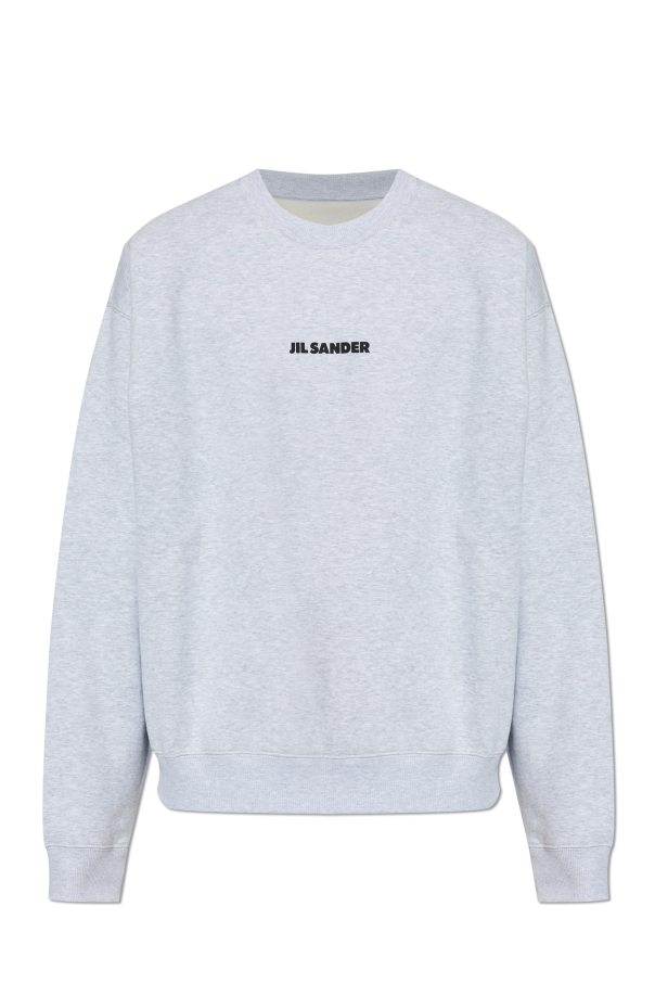 JIL SANDER GREY Sweatshirt with logo 1