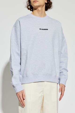 JIL SANDER GREY Sweatshirt with logo 3