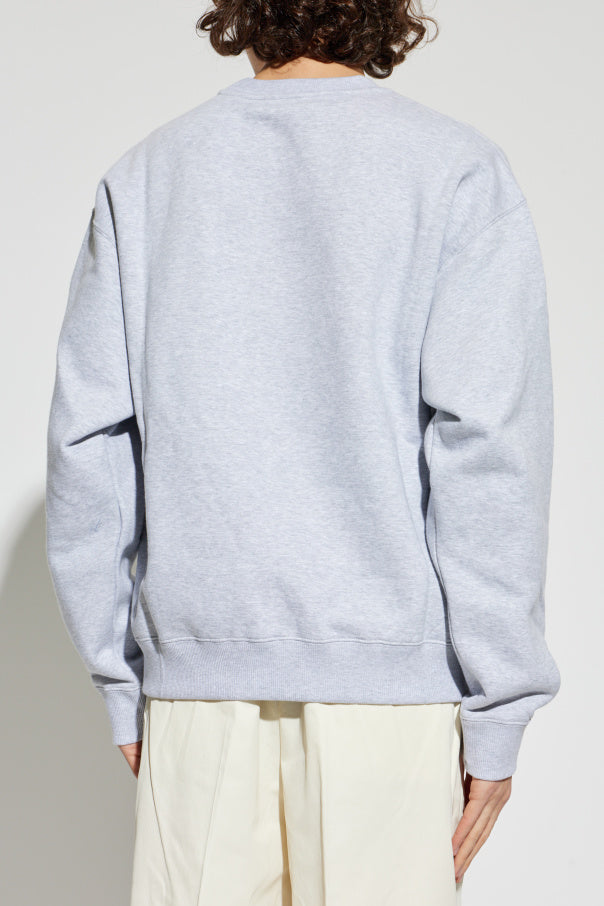 JIL SANDER GREY Sweatshirt with logo 4