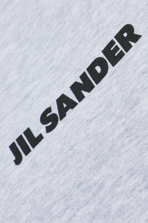 JIL SANDER GREY Sweatshirt with logo 5
