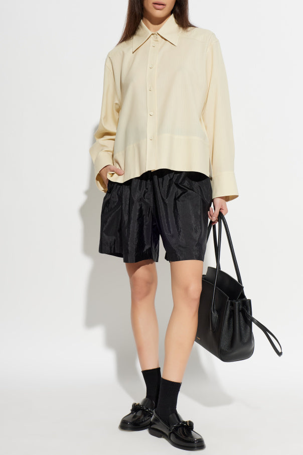JIL SANDER cream Wool shirt 2