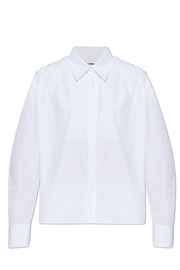 JIL SANDER WHITE Cotton shirt 1