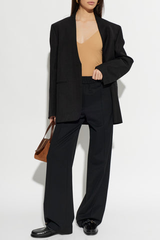 JIL SANDER beige Bodysuit with spaghetti straps and V-neckline 2