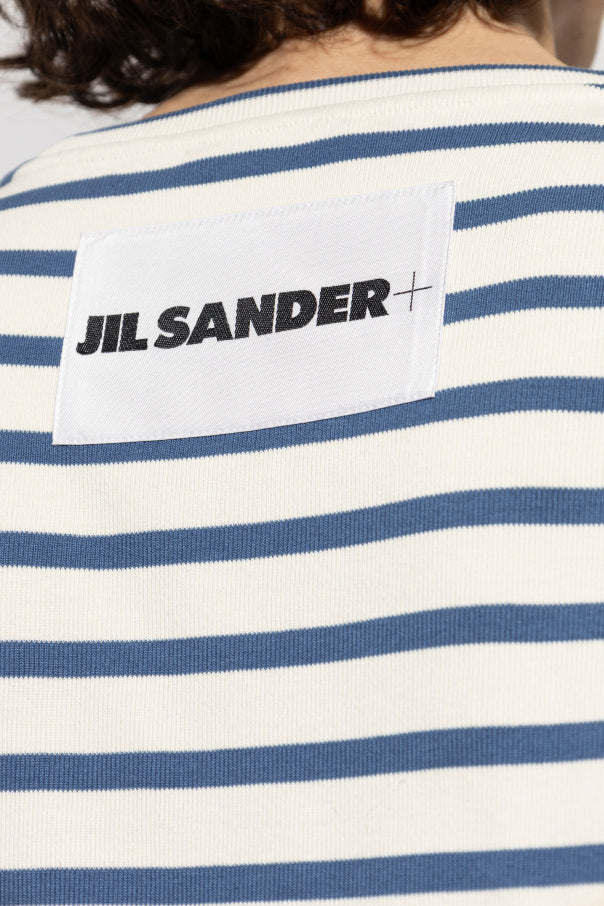 JIL SANDER+ cream Long sleeve T-shirt 5