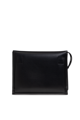 JIL SANDER BLACK "Tangle Flat Medium" shoulder bag 3