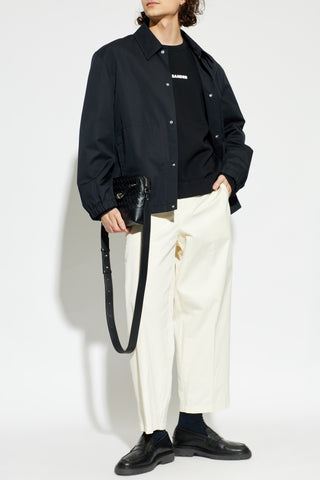 JIL SANDER BLACK Sweatshirt with logo 2