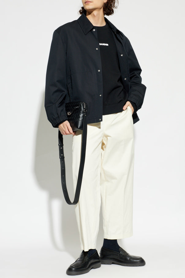JIL SANDER BLACK Sweatshirt with logo 2