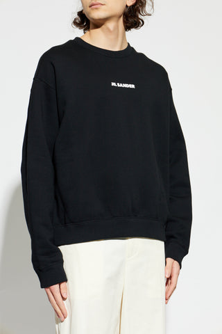 JIL SANDER BLACK Sweatshirt with logo 3