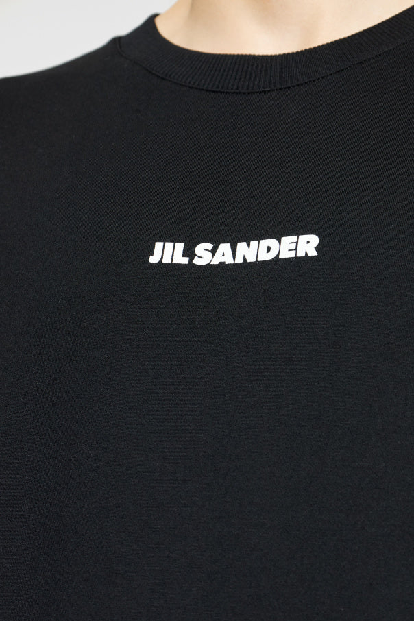 JIL SANDER BLACK Sweatshirt with logo 5