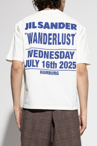 JIL SANDER WHITE T-shirt with print 4