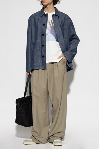 JIL SANDER WHITE T-shirt with print 2