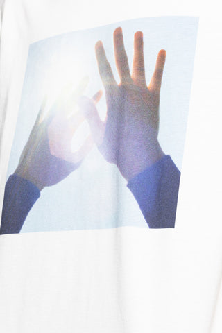 JIL SANDER WHITE T-shirt with print 5