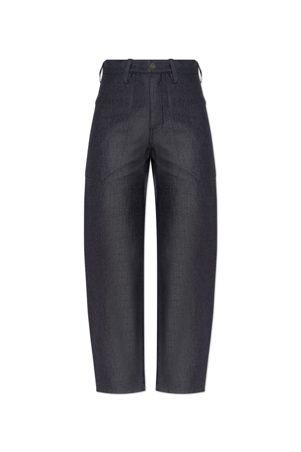 JIL SANDER+ NAVY BLUE Wide-leg jeans 1