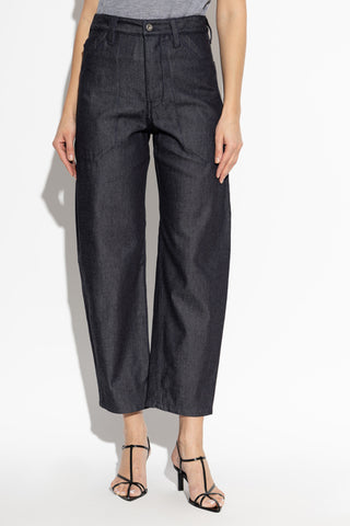 JIL SANDER+ NAVY BLUE Wide-leg jeans 3
