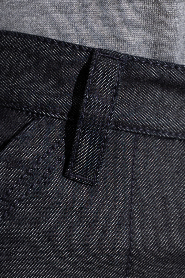 JIL SANDER+ NAVY BLUE Wide-leg jeans 5