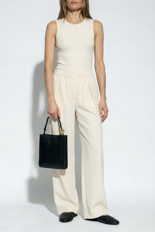 JIL SANDER cream Body with a round neckline 2