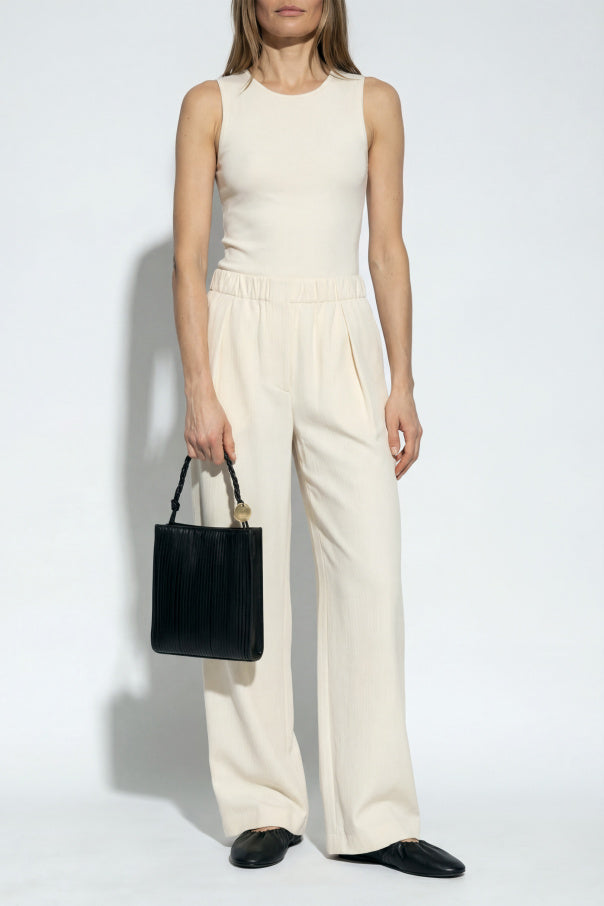 JIL SANDER cream Body with a round neckline 2