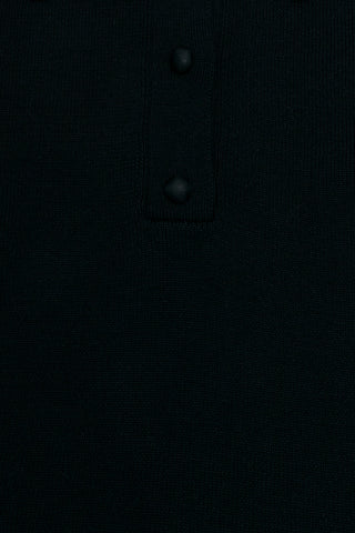 JIL SANDER BLACK Wool polo 5